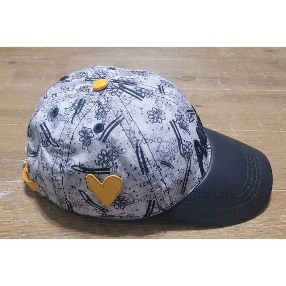 Mario Hernandez Amor Hat Black White Yellow Leather Band Colombia Authentic